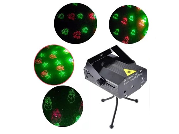 &+ PROYECTOR LASER AUDIORITMICO NAVIDAD EMS-06S